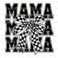 Mother's Day DTF Transfer, Ready to Press, T-shirt Transfer, Heat Transfer, Direct to Film, Gift for Mom, Mama Coquette Checkered Bow