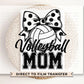 Volleyball DTF Transfers, Ready to Press, T-shirt Transfers, Heat Transfer, Direct to Film, Sports Mom Apparel, Coquette Volleyball Bow