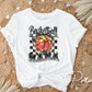 Basketball DTF Transfers, Ready to Press, T-shirt Transfers, Heat Transfer, Direct to Film, Sports Mama, Game Day, Checkered Coquette Bow