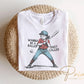 Baseball DTF Transfer, Ready to Press, T-shirt Transfers, Heat Transfer, Direct to Film, Girls Baseball Shirt, Wanna Be a Baller Shot Caller