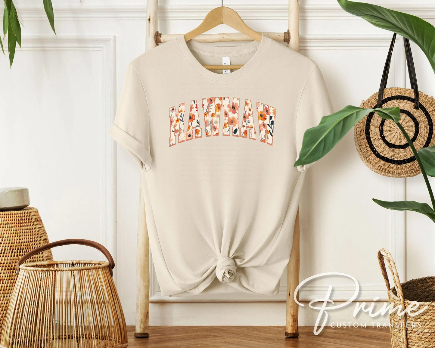 Mother's Day DTF Transfers, Ready to Press, T-shirt Transfers, Heat Transfer, Direct to Film, Motherhood, Flowers, Boho, Gift, Floral Mawmaw