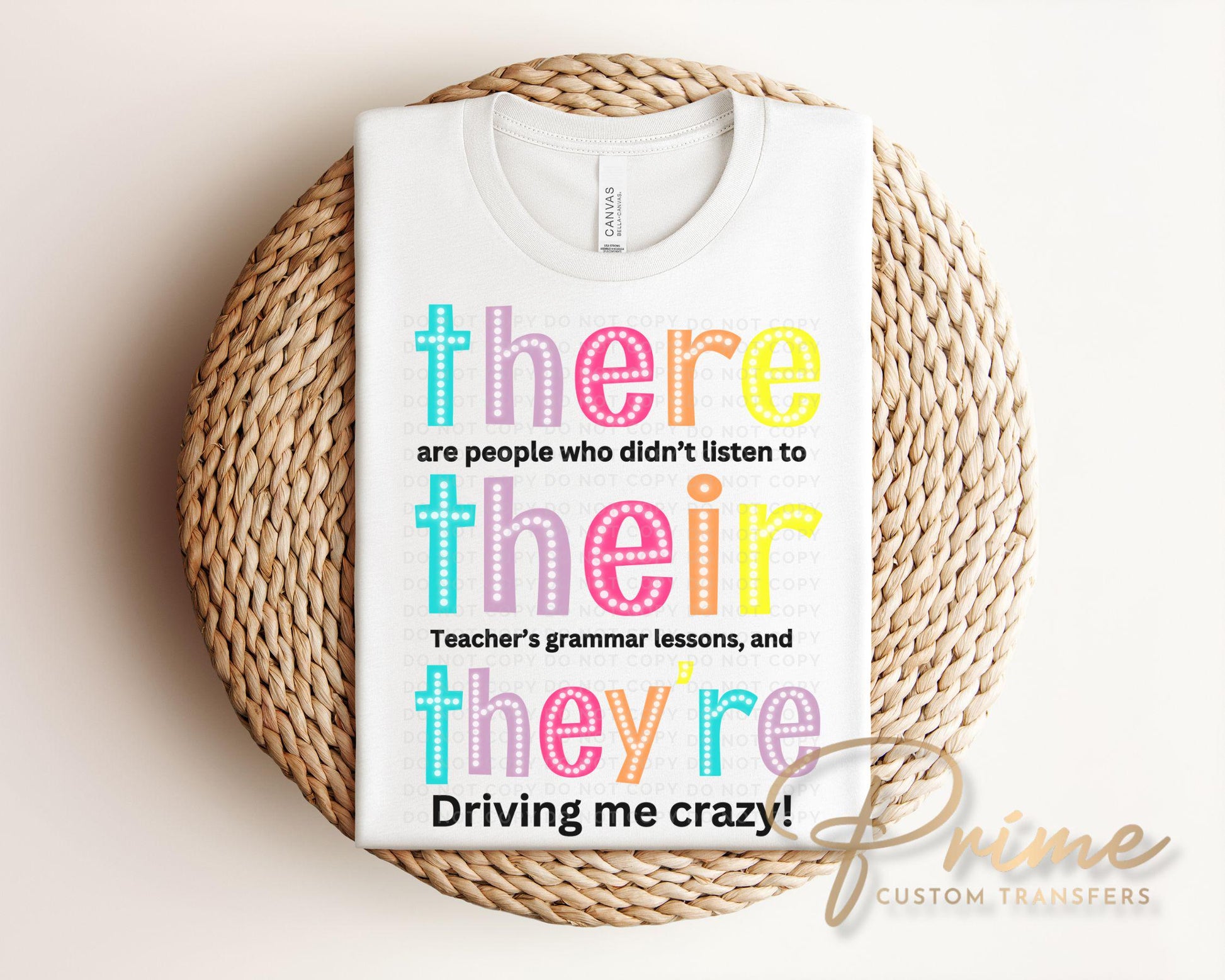 Teacher DTF transfer, First Day of School, Heat Transfer, Ready to Press, Direct to Film, Back To School, Funny Shirt, Gift, Quotes, Grammar