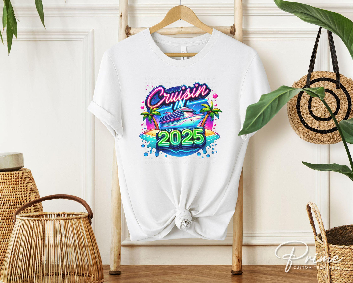 Cruise DTF Transfer, Ready to Press, T-shirt Transfer, Heat Transfer, Direct to Film, Matching Trip Shirts, Family and Friends Vacation 2025