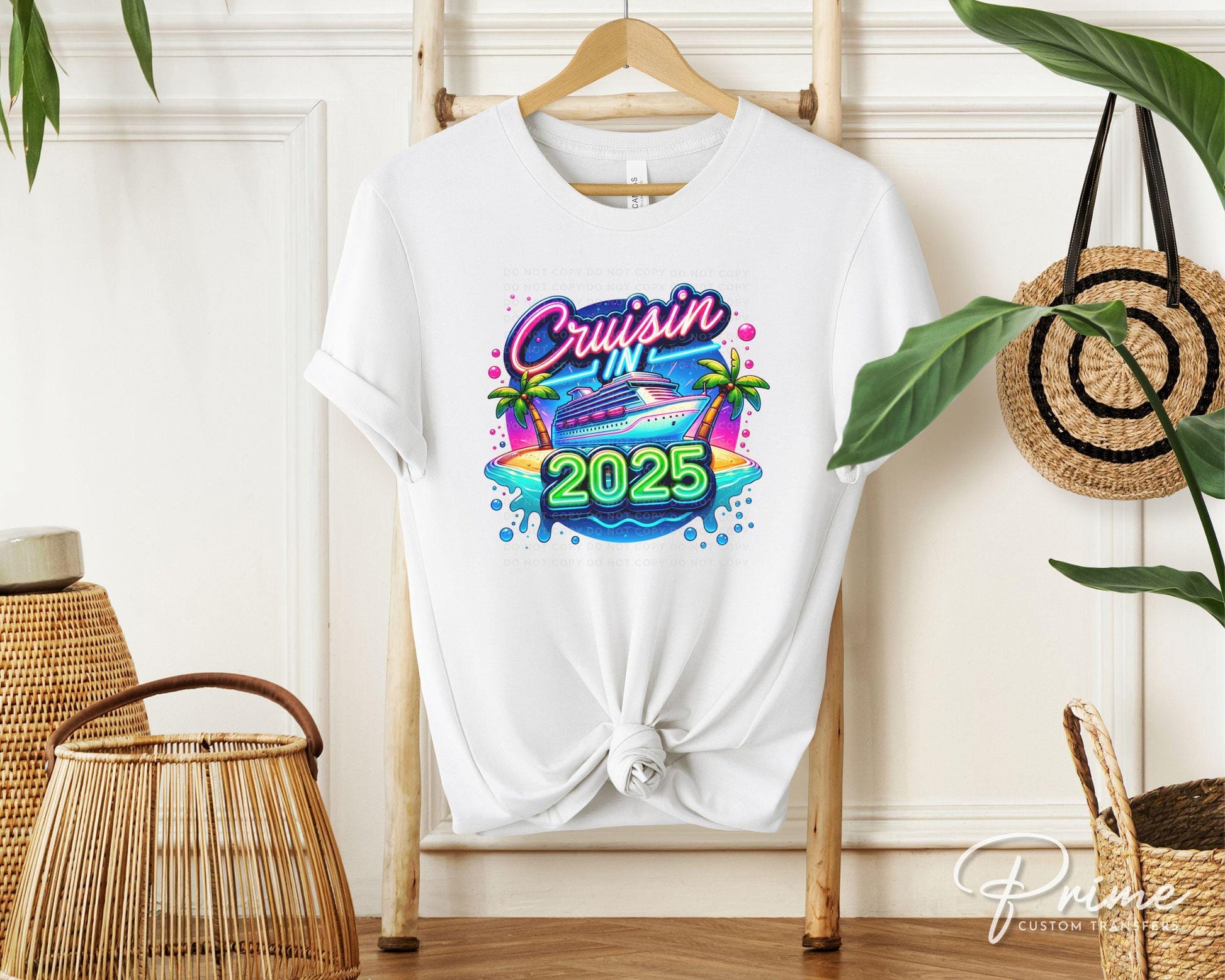 Cruise DTF Transfer, Ready to Press, T-shirt Transfer, Heat Transfer, Direct to Film, Matching Trip Shirts, Family and Friends Vacation 2025