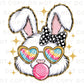 Easter DTF Transfer, Ready to Press, T-shirt Transfer, Heat Transfer, Direct to Film, Spring, Bow, Sunglasses, Bubble, Coquette Easter Bunny