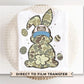 Easter DTF Transfers, Ready to Press, T-shirt Transfers, Heat Transfer, Direct to Film, Boy, Kids, Doodle, Egg Hunter Camo Easter Bunny