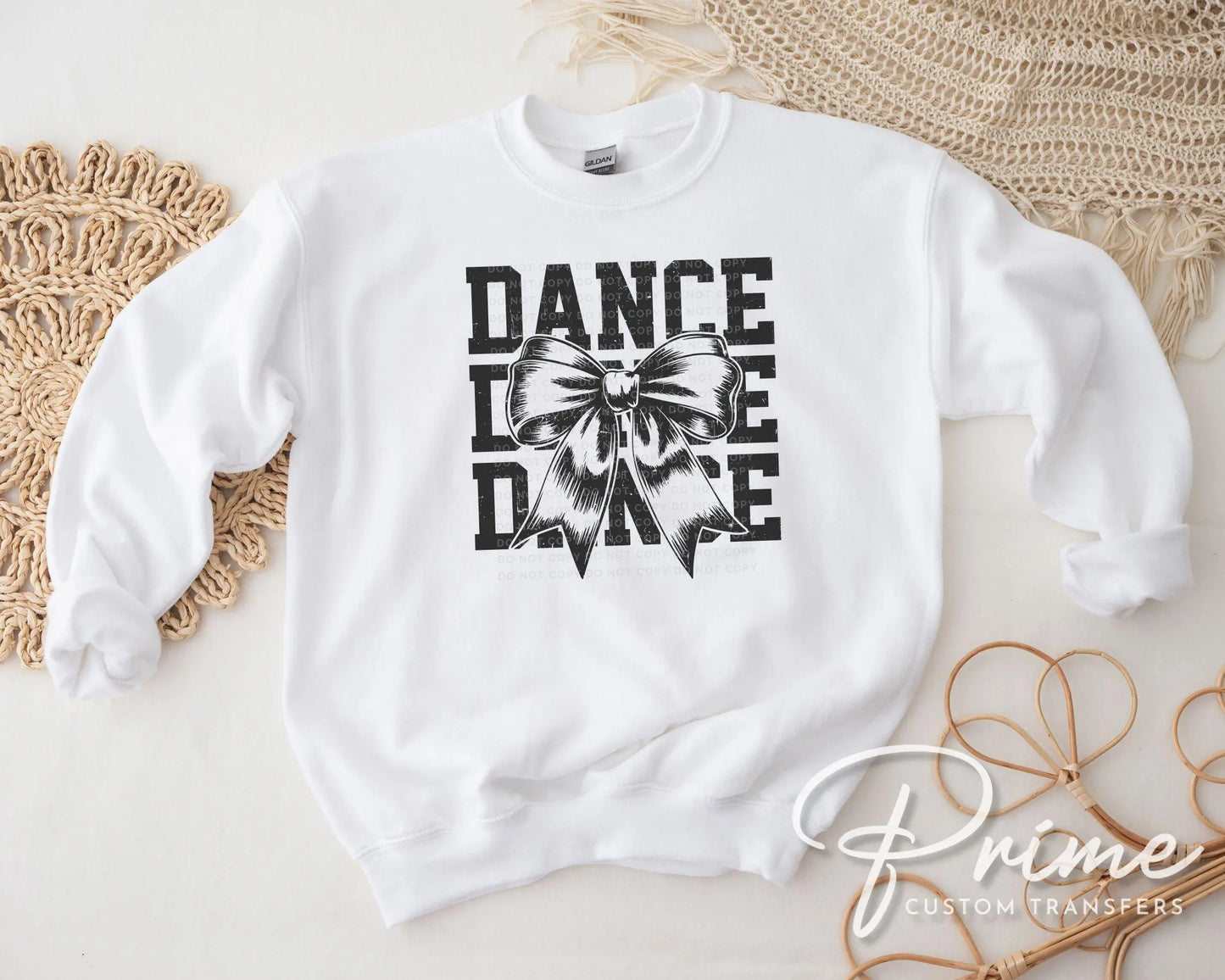 Dance DTF Transfer, Ready to Press, T-shirt Transfer, Heat Transfer, Direct to Film, Gift, Competition Weekend, Coquette Bow, Dance Team