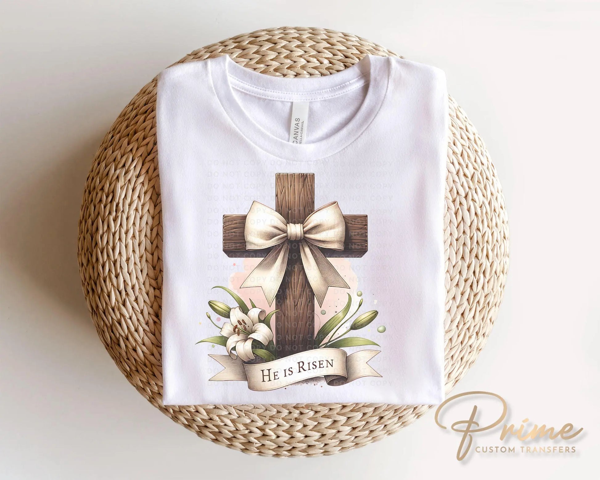 Easter DTF Transfer, Ready to Press, T-shirt Transfer, Heat Transfer, Direct to Film, Bible, Christian, Religious, Jesus, Watercolor Cross