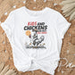 Kids and Chickens are Best Free Range DTF Transfers, Ready to Press, T-shirt Transfers, Heat Transfer, Direct to Film, Farm Life, Homestead
