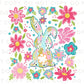 Easter DTF Transfer, Ready to Press, T-shirt Transfer, Heat Transfer, Direct to Film, Floral, Spring, Rabbit, Boho, Flowers, Easter Bunny