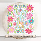 Easter DTF Transfer, Ready to Press, T-shirt Transfer, Heat Transfer, Direct to Film, Floral, Spring, Rabbit, Boho, Flowers, Easter Bunny