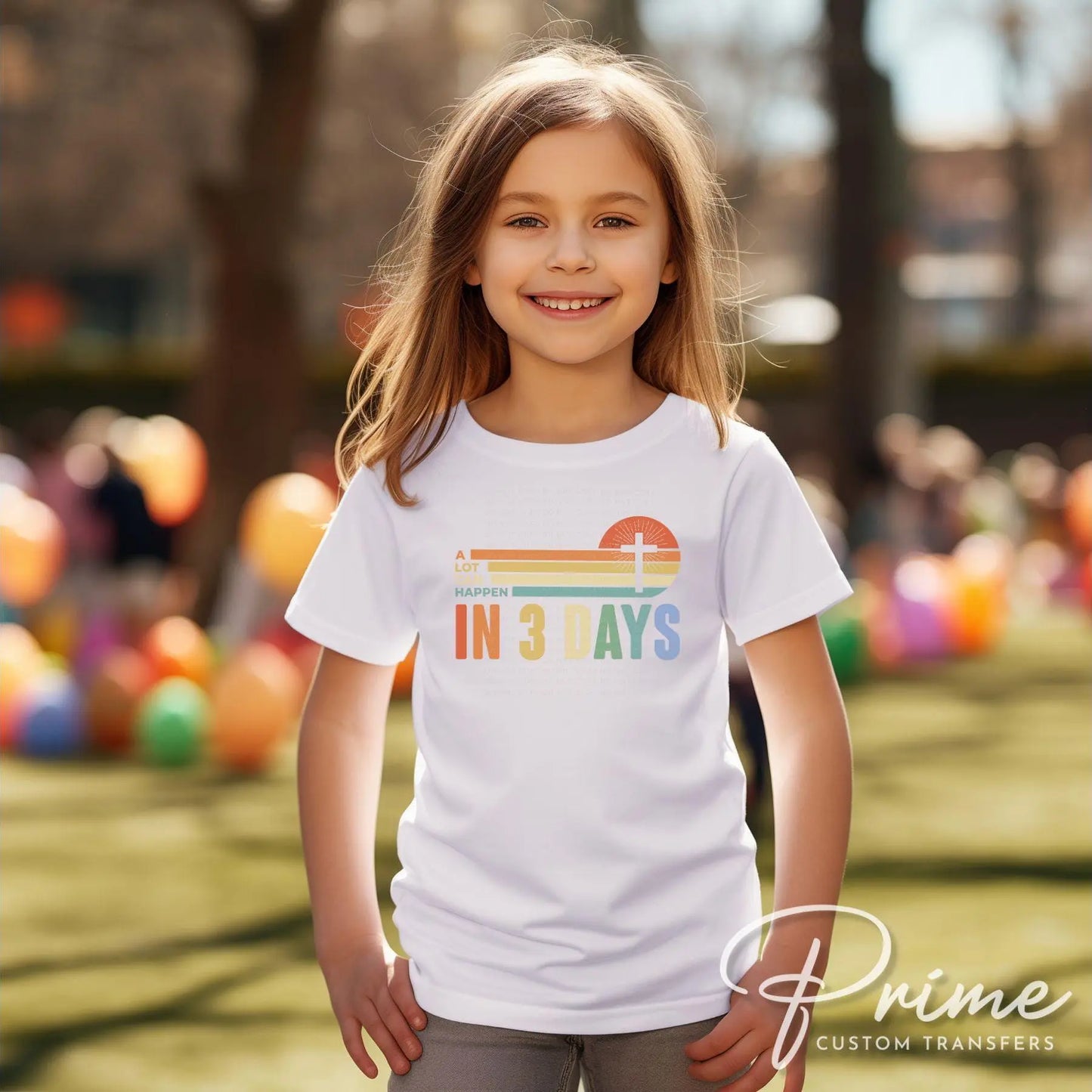 Easter DTF Transfer, Ready to Press, T-shirt Transfer, Heat Transfer, Direct to Film, Bible, Christian, Jesus, A Lot Can Happen in 3 Days