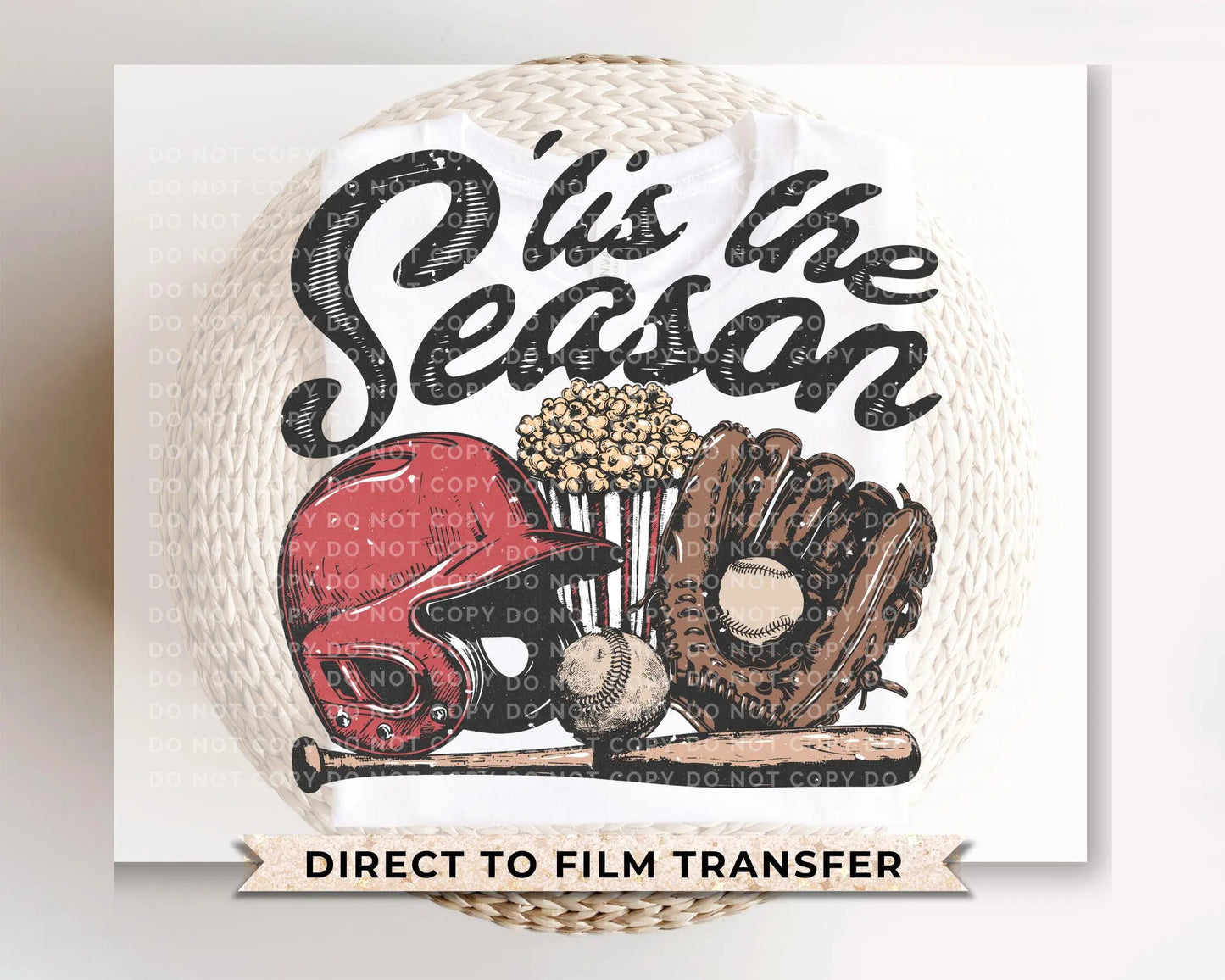 Baseball DTF Transfer, Ready to Press, T-shirt Transfers, Heat Transfer, Direct to Film, Game Day, Sports Mom Apparel, Retro Style Baseball