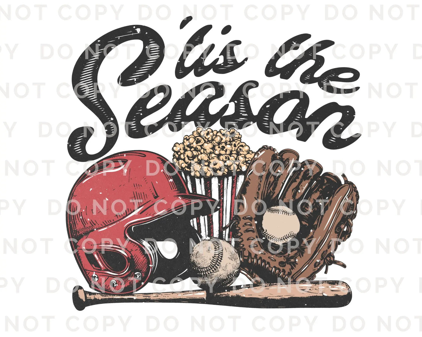 Baseball DTF Transfer, Ready to Press, T-shirt Transfers, Heat Transfer, Direct to Film, Game Day, Sports Mom Apparel, Retro Style Baseball
