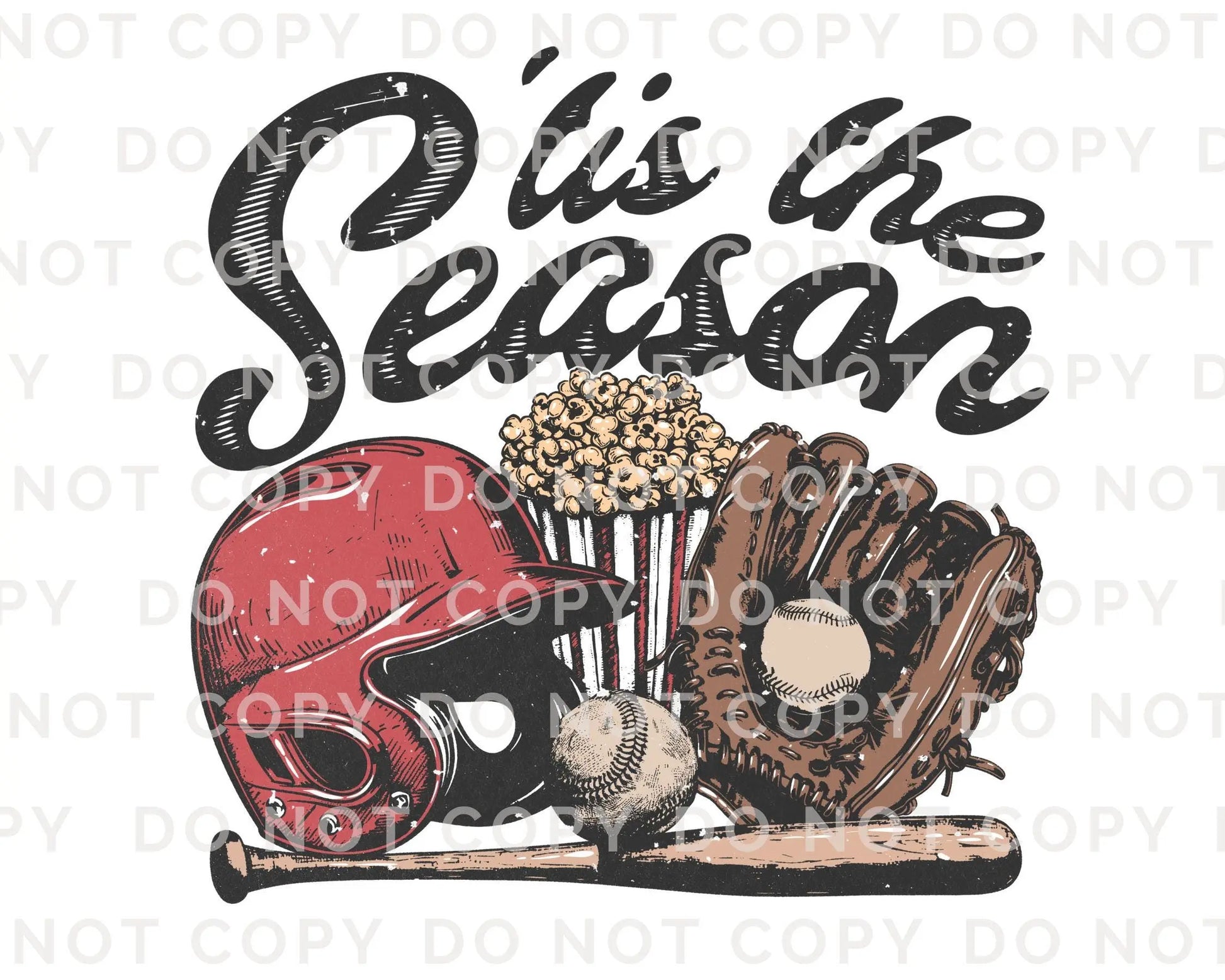 Baseball DTF Transfer, Ready to Press, T-shirt Transfers, Heat Transfer, Direct to Film, Game Day, Sports Mom Apparel, Retro Style Baseball