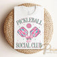 Pickleball DTF Transfer, Ready to Press, T-shirt Transfer, Heat Transfer, Direct to Film, Preppy, Brushstroke Pickleball Social Club