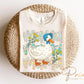 Dilly Dallying Funny Goose DTF Transfer, Ready to Press, Sublimation T-shirt Transfer, Heat Transfer, Direct to Film, Spring, Floral Boho