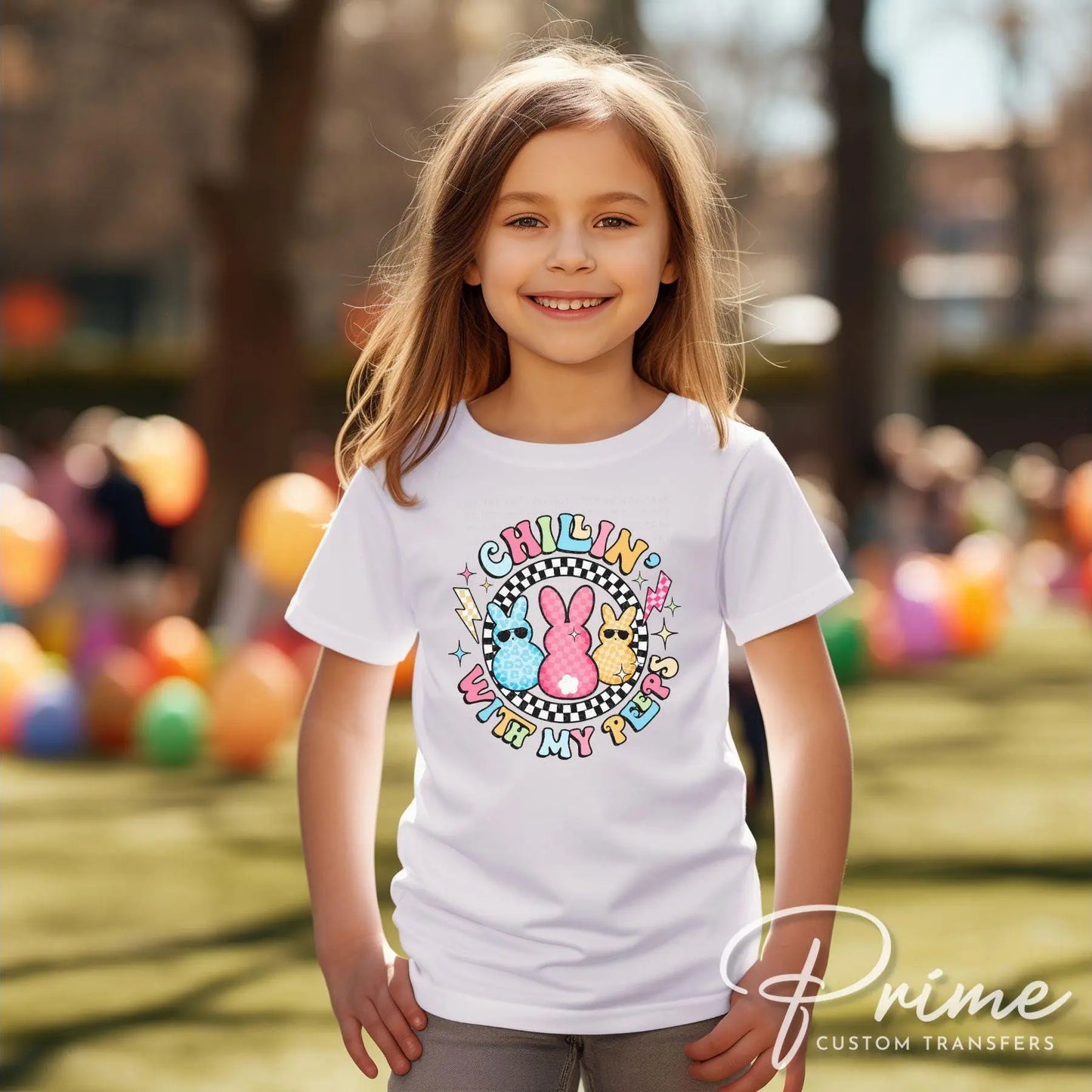 Easter DTF Transfer, Ready to Press, T-shirt Transfer, Heat Transfer, Direct to Film, Pastel, Retro Styled Shirt, Candy, Easter Bunny Rabbit