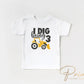 Birthday Boy DTF Transfers, Ready to Press, T-shirt Transfers, Heat Transfer, Direct to Film, Third Birthday Party, Tractor, I Dig Being 3