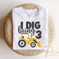Birthday Boy DTF Transfers, Ready to Press, T-shirt Transfers, Heat Transfer, Direct to Film, Third Birthday Party, Tractor, I Dig Being 3
