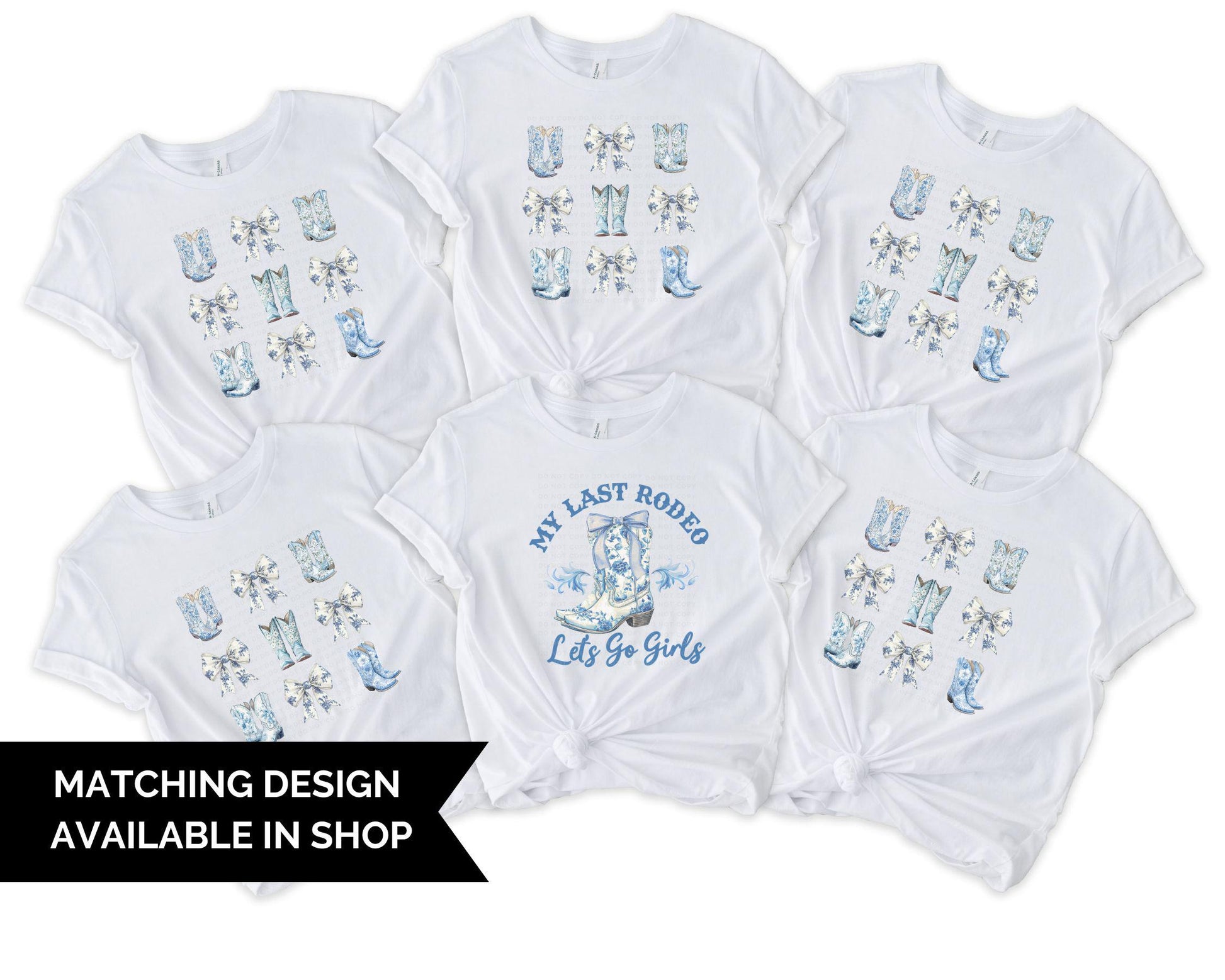 Last Rodeo DTF Transfers, Ready to Press, T-shirt Transfers, Heat Transfer, Direct to Film, Bachelorette, Coquette Cowgirl, Boots Bride