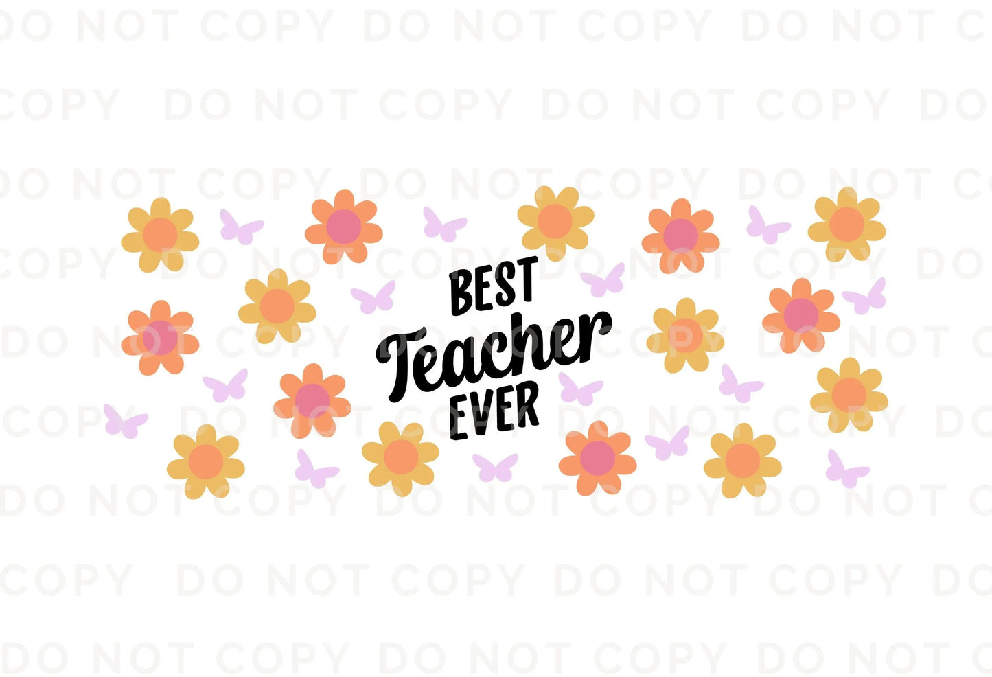 UV DTF Libbey 16oz Cup Wrap Sticker, Ready to Apply, No Heat, Permanent Adhesive, Waterproof, Glass Can, Back to School, Best Teacher Gift