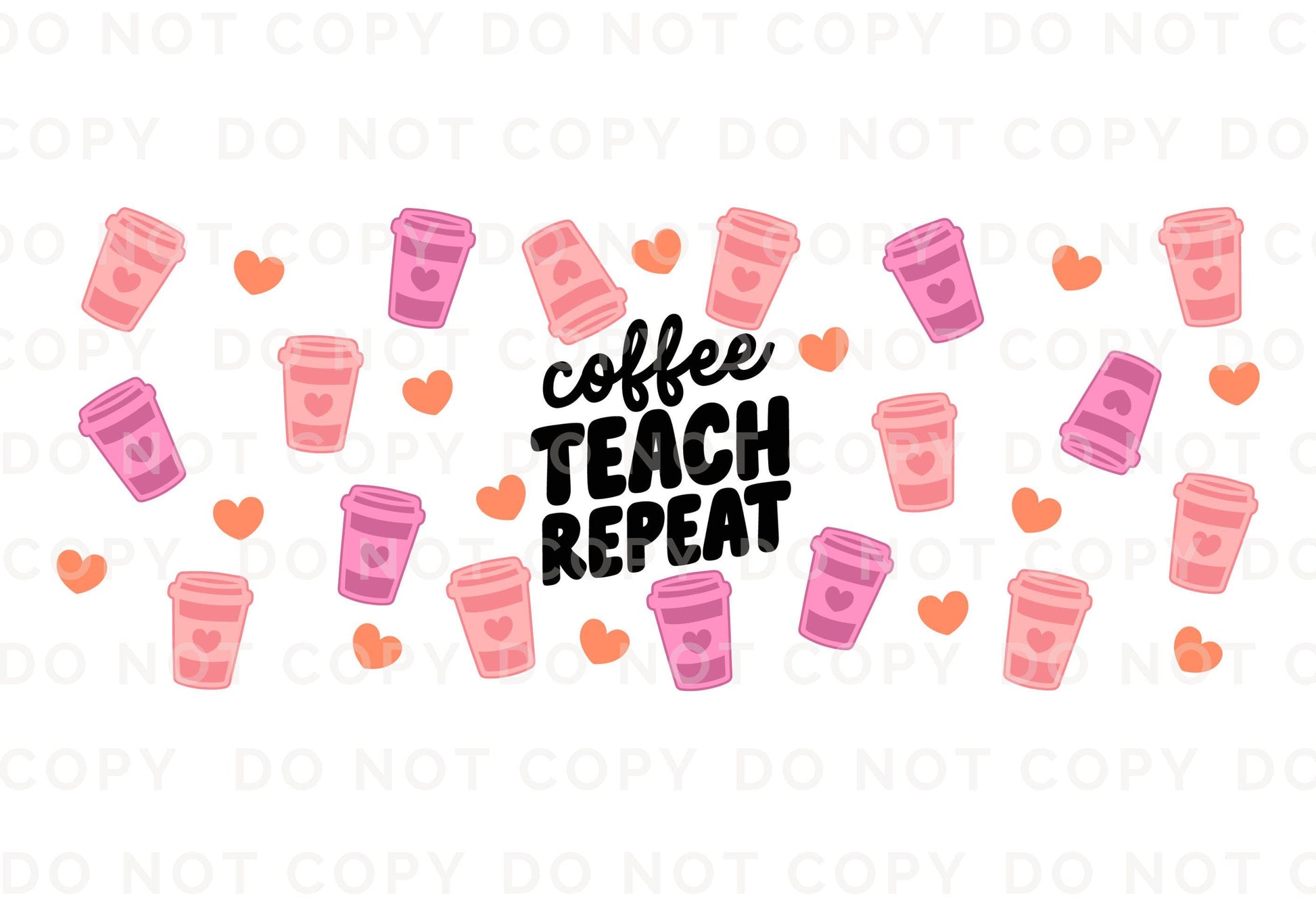 UV DTF Libbey 16oz Cup Wrap Sticker, Ready to Apply, No Heat, Permanent Adhesive, Waterproof, Glass Can, Back to School, Coffee Teacher Gift