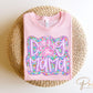 Dog Mama DTF Transfers, Ready to Press, T-shirt Transfers, Heat Transfer, Direct to Film, Pet Gifts, Dog Mom Tshirt, Paw, Preppy, Coquette