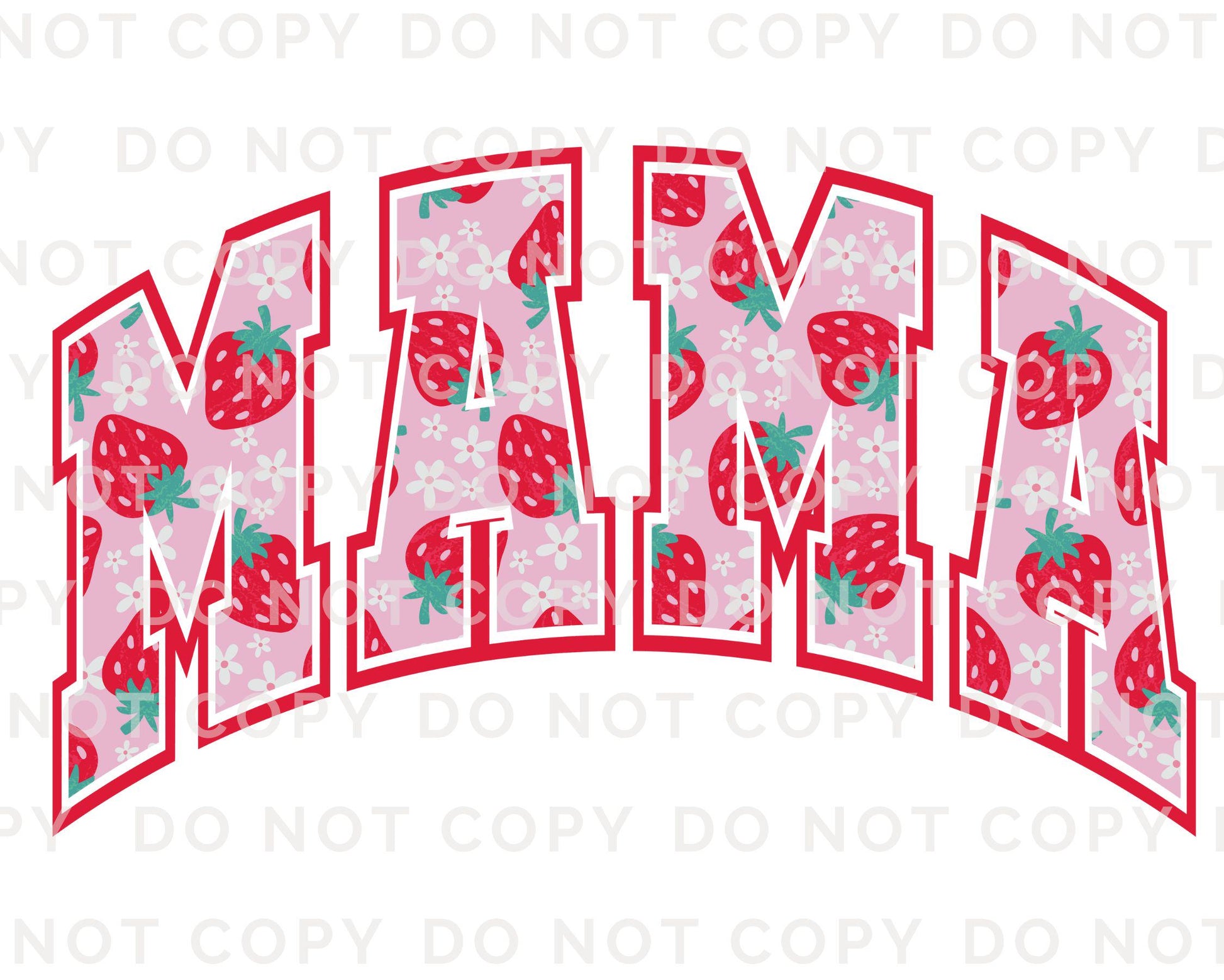 Mother's Day DTF Transfers, Ready to Press, T-shirt Transfers, Heat Transfer, Direct to Film, Berry, Spring, Boho Floral, Strawberry Mama