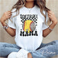 Softball DTF Transfers, Ready to Press, T-shirt Transfers, Heat Transfer, Direct to Film, Sports Mom Apparel, Trendy Checkered Softball Mama