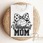 Volleyball DTF Transfers, Ready to Press, T-shirt Transfers, Heat Transfer, Direct to Film, Sports Mom Apparel, Coquette Volleyball Bow