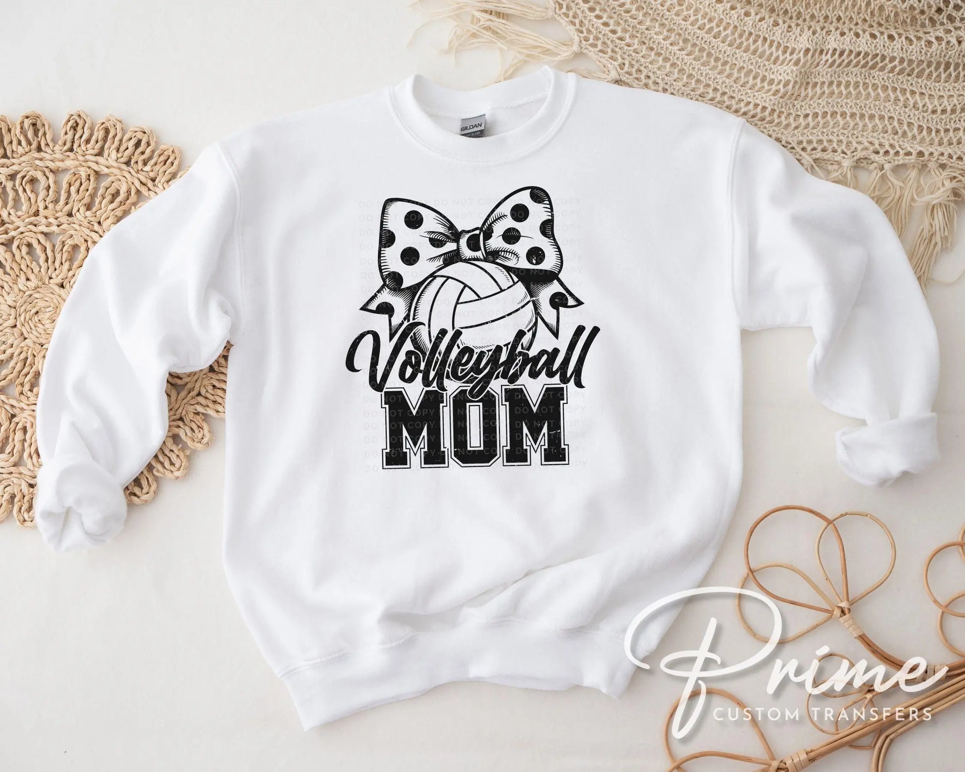 Volleyball DTF Transfers, Ready to Press, T-shirt Transfers, Heat Transfer, Direct to Film, Sports Mom Apparel, Coquette Volleyball Bow