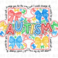 Autism Awareness DTF Transfer, Ready to Press, T-shirt Transfer, Heat Transfer, Direct to Film, Autism Mama, Puzzle, Special Education
