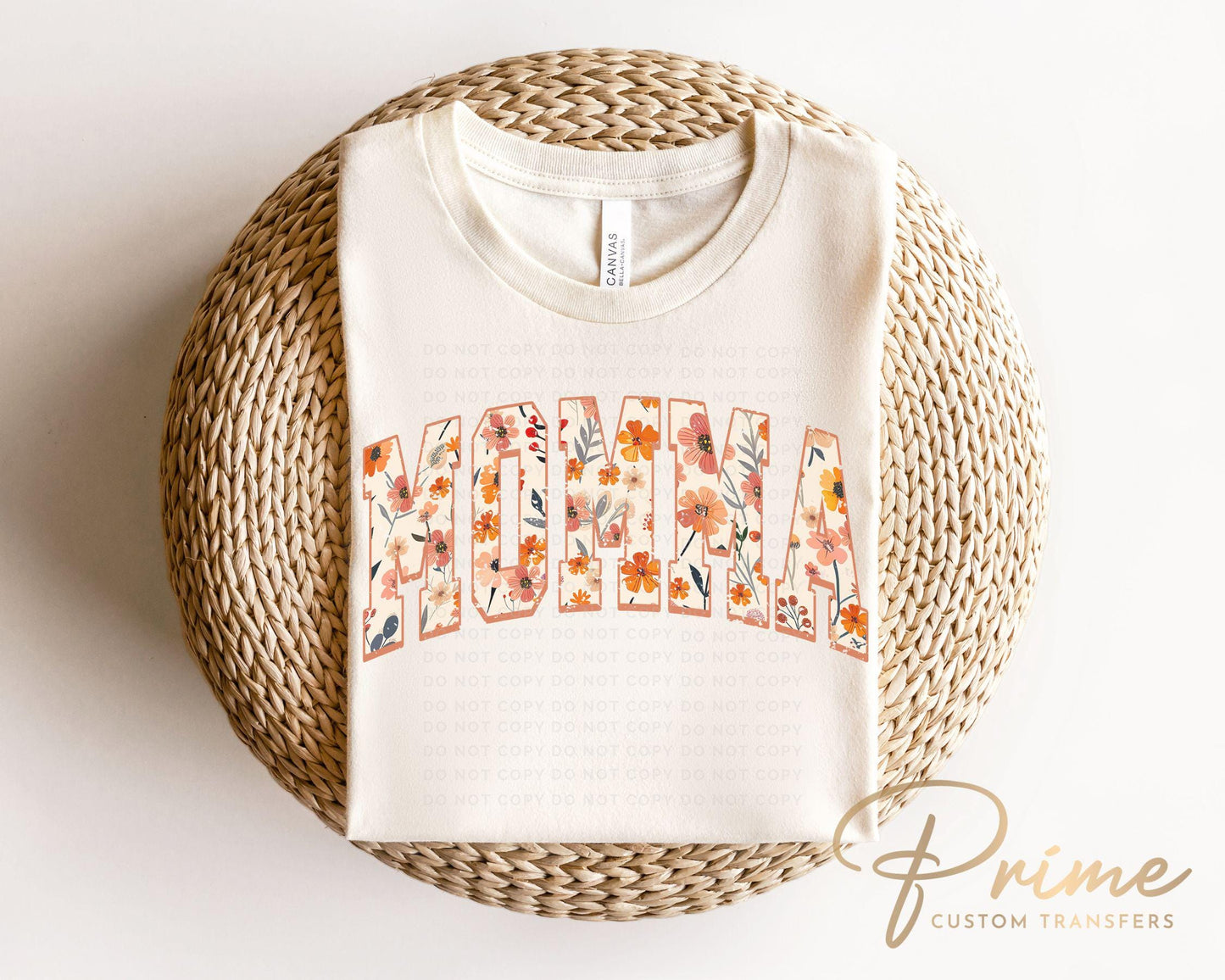 Mother's Day DTF Transfers, Ready to Press, T-shirt Transfers, Heat Transfer, Direct to Film, Motherhood, Flowers, Boho, Gift, Floral Momma