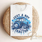 Just a Boy That Loves Tractors DTF Transfers, Ready to Press, T-shirt Transfers, Heat Transfer, Direct to Film, Blue Tractor, Boy, Farmer