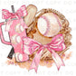Pink Coquette Baseball DTF Transfers, Ready to Press, T-shirt Transfers, Heat Transfer, Direct to Film, Sports Tshirt, Bow, Girly, Tumbler