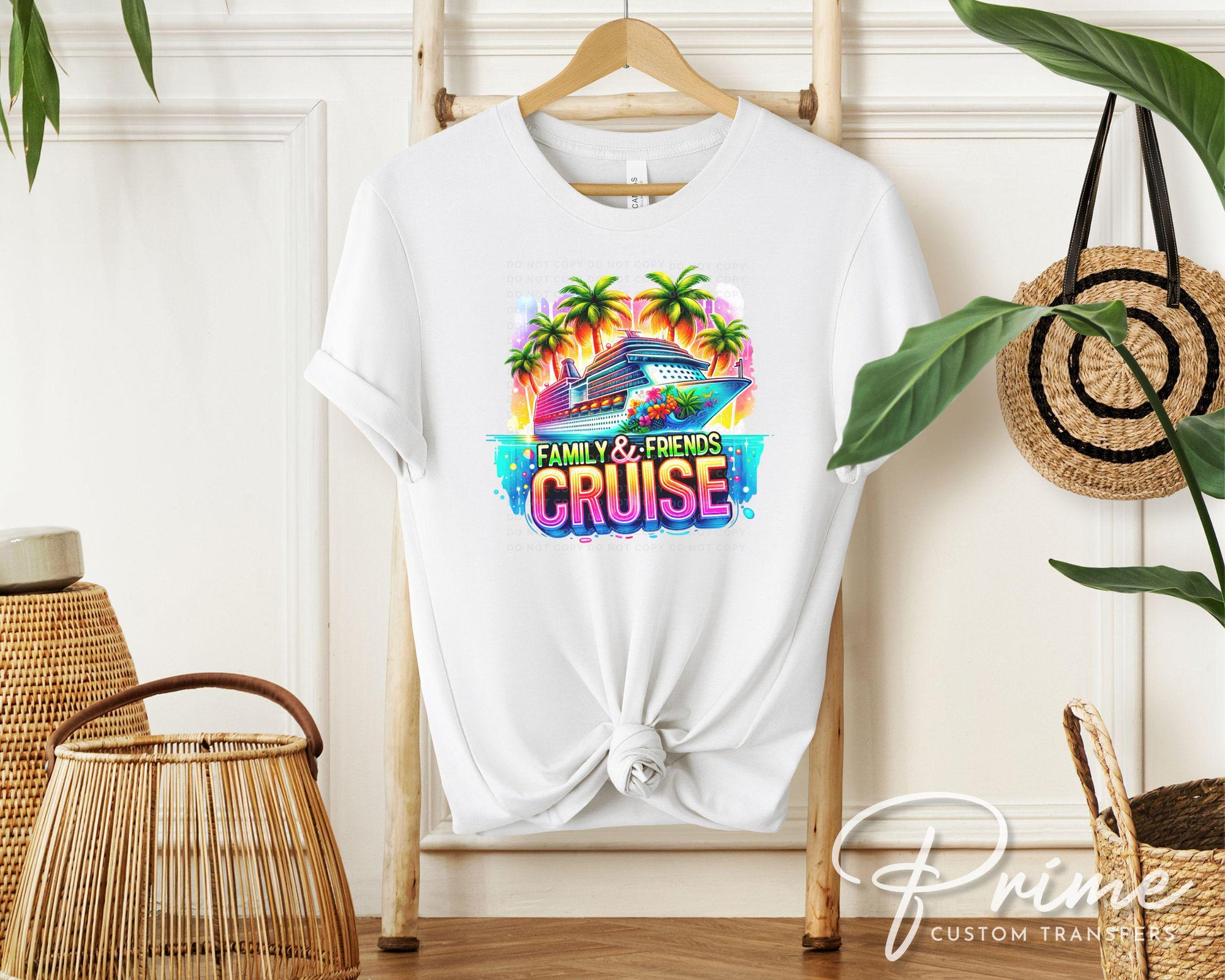 Family and Friends Cruise DTF Transfer, Ready to Press, T-shirt Transfer, Heat Transfer, Direct to Film, Trip, Vacation, Matching, Fun, 2025