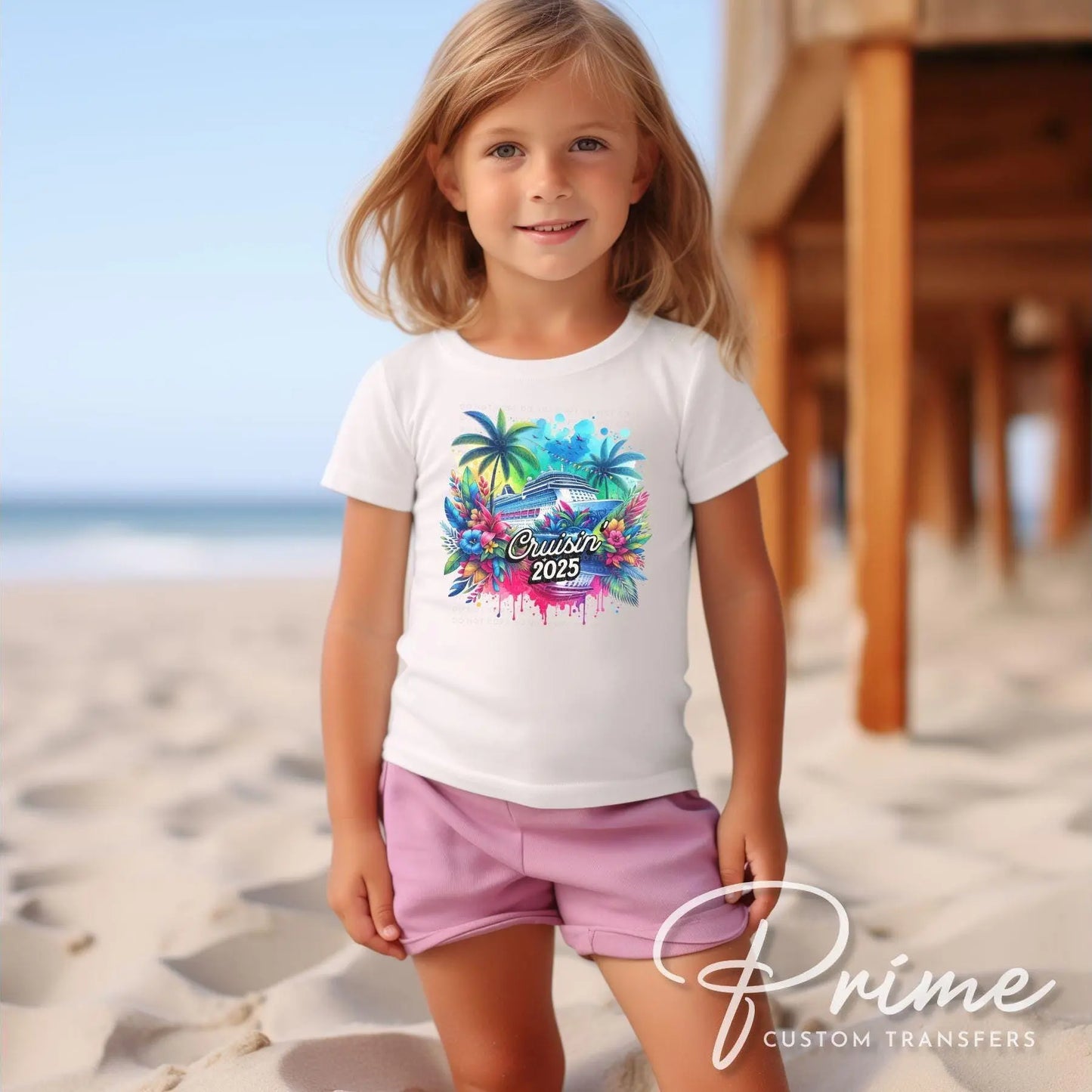 Cruisin' 2025 DTF Transfer, Ready to Press, T-shirt Transfer, Heat Transfer, Direct to Film, Trip, Vacation, Matching Family, Cruise Ship