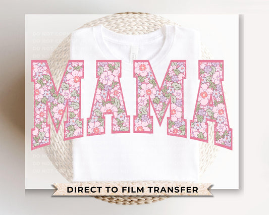 Mother's Day DTF Transfers, Ready to Press, T-shirt Transfers, Shirt Heat Transfer, Direct to Film, Spring, Boho Gift for Mom, Floral Mama
