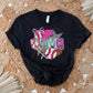 Coquette Baseball Mama DTF Transfer, Ready to Press, T-shirt Transfer, Heat Transfer, Direct to Film, Sport Mama, Game Day, Brushstroke, Bow