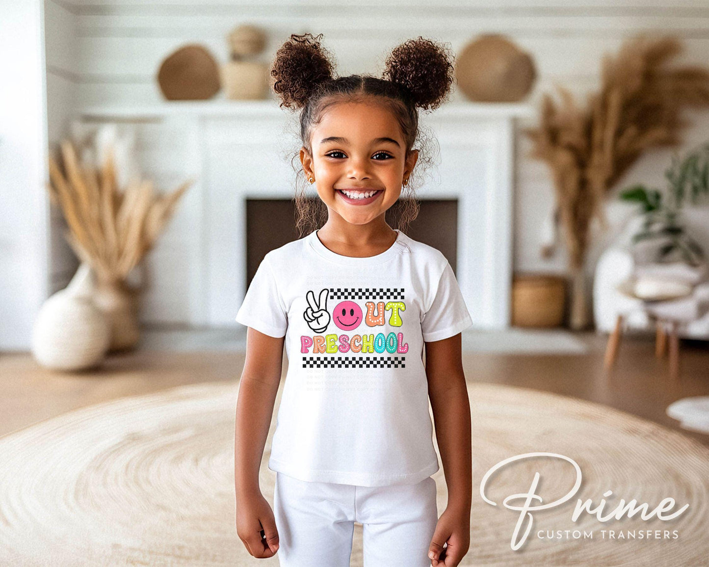 School DTF Transfers, Ready to Press, T-shirt Transfers, Heat Transfer, Direct to Film, Graduation, Last Day of School, Peace Out Preschool