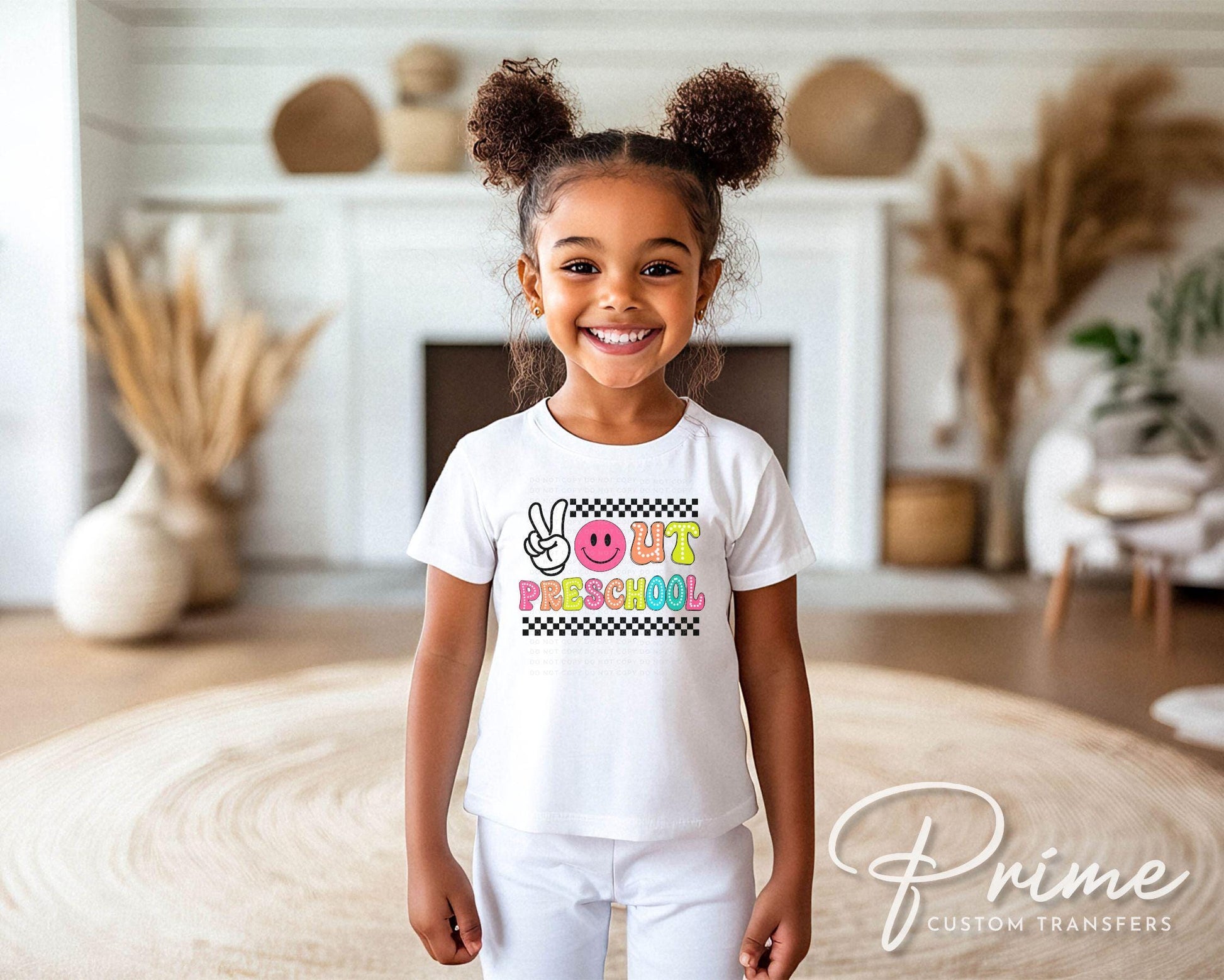 School DTF Transfers, Ready to Press, T-shirt Transfers, Heat Transfer, Direct to Film, Graduation, Last Day of School, Peace Out Preschool