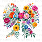 Wildflower Coquette Bow DTF Transfers, Ready to Press, T-shirt Transfers, Heat Transfer, Direct to Film, Cold Peel, Spring, Summer, Flowers