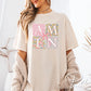 Coquette Floral Amen DTF Transfer, Ready to Press, T-shirt Transfer, Heat Transfer, Direct to Film, Bible Verse, Bow, Ribbon, Christian