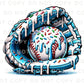 Baseball DTF Transfers, Ready to Press, T-shirt Transfers, Heat Transfer, Direct to Film, Sports Team, Home Plate, Blue Dripping Ice Cream