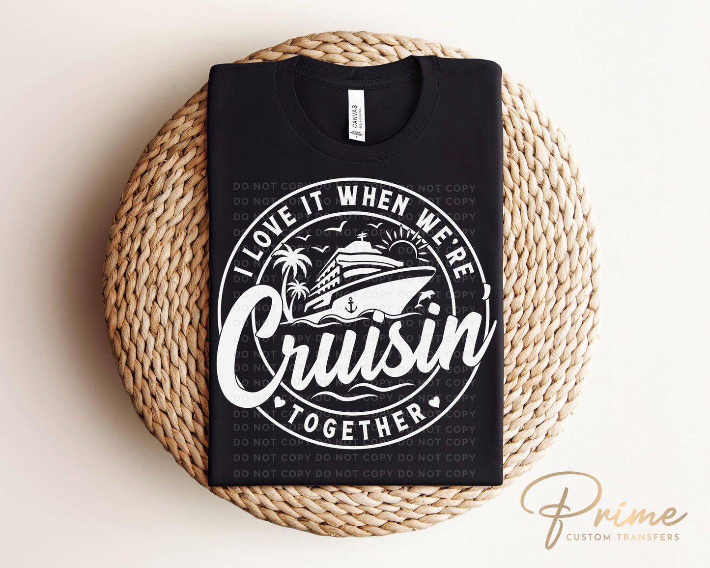 Cruise DTF Transfer, Ready to Press, T-shirt Transfer, Heat Transfer, Direct to Film, Family, Friends Matching Trip Tee Shirts, Vacation