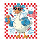 Girl Silly Goose, DTF Transfers, Ready to Press, T-shirt Transfers, Heat Transfer, Direct to Film, 4th of July Kids Patriotic Shirt, Summer