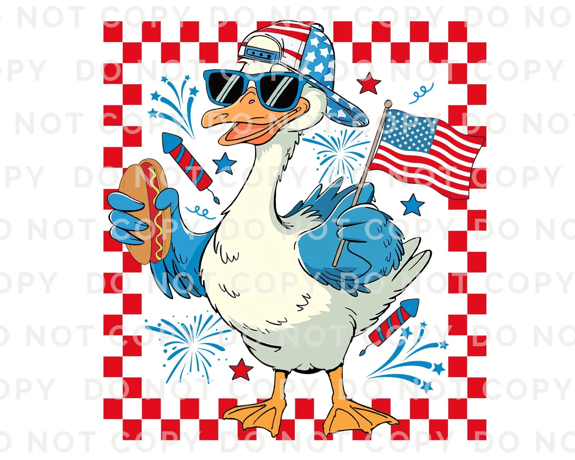 Boy Silly Goose, DTF Transfers, Ready to Press, T-shirt Transfers, Heat Transfer, Direct to Film, 4th of July Kids Patriotic Shirt, Summer