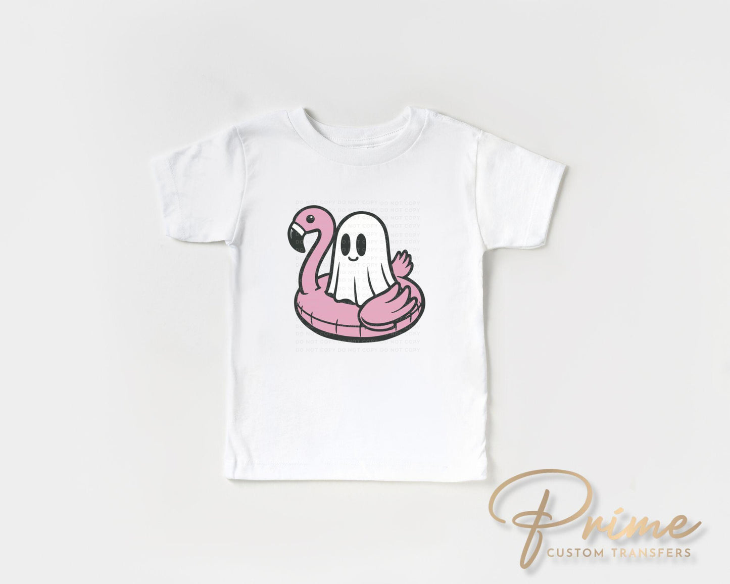 Summerween DTF Transfers, Ready to Press, T-shirt Transfers, Heat Transfer, Direct to Film, Beach, Halloween, Flamingo, Pool Floaty, Ghost