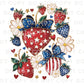 4th of July DTF Transfers, Ready to Press, T-shirt Transfers, Heat Transfer, Direct to Film, Memorial Day, Coquette, Patriotic Strawberries